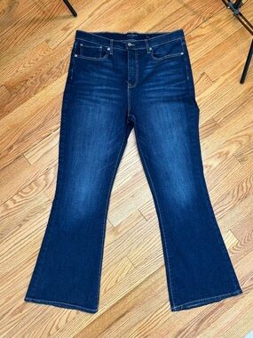 Lucky brand high rise stevie flare jeans women’s size 16 in blue NWT cotton